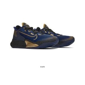 Nike Blue and Gold Athletic Shoes